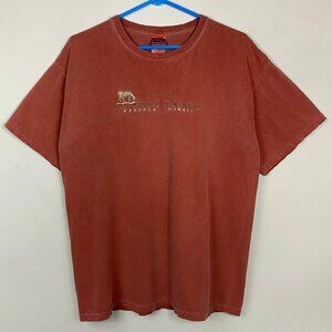 Vintage Single Stitch 90s Hawaii Parker Ranch Embroidered Horse Kamuela Shirt L